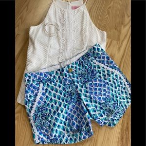 Lilly Pulitzer Size 0 Callahan shorts, 5” inseam